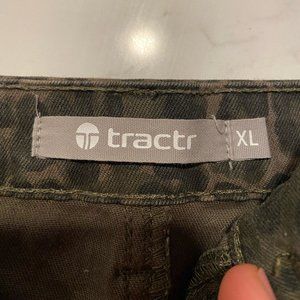 Leopard Jean mini skirt